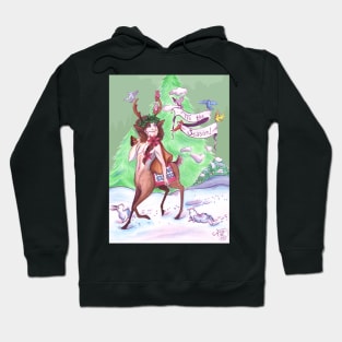 Tis the Season: Polar Express Centaur Card Hoodie